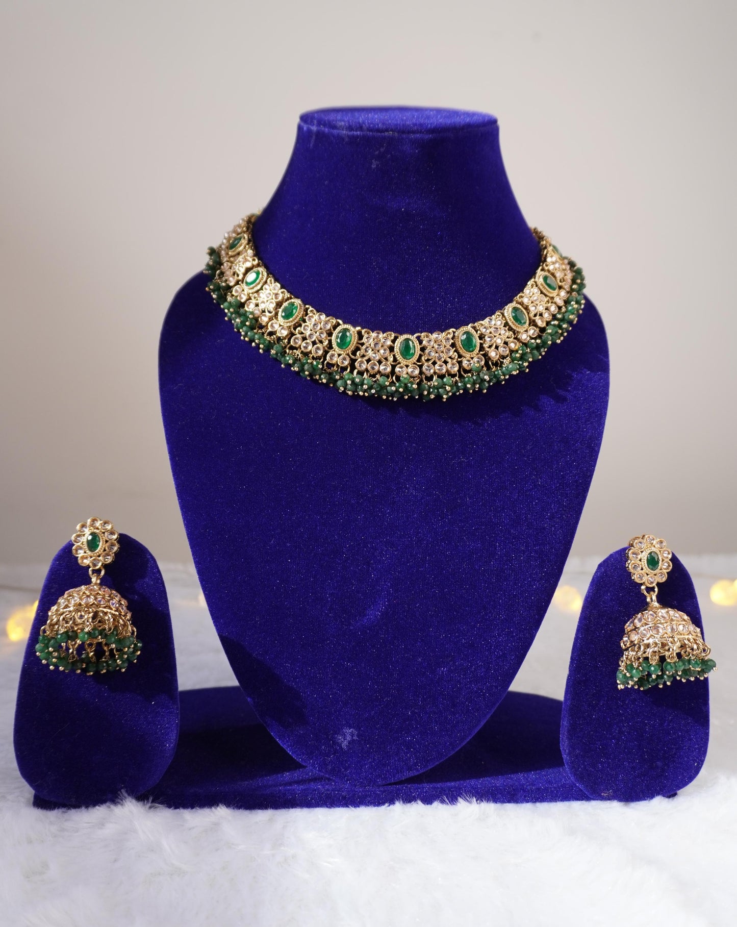 Kundan Necklace Set AGK037