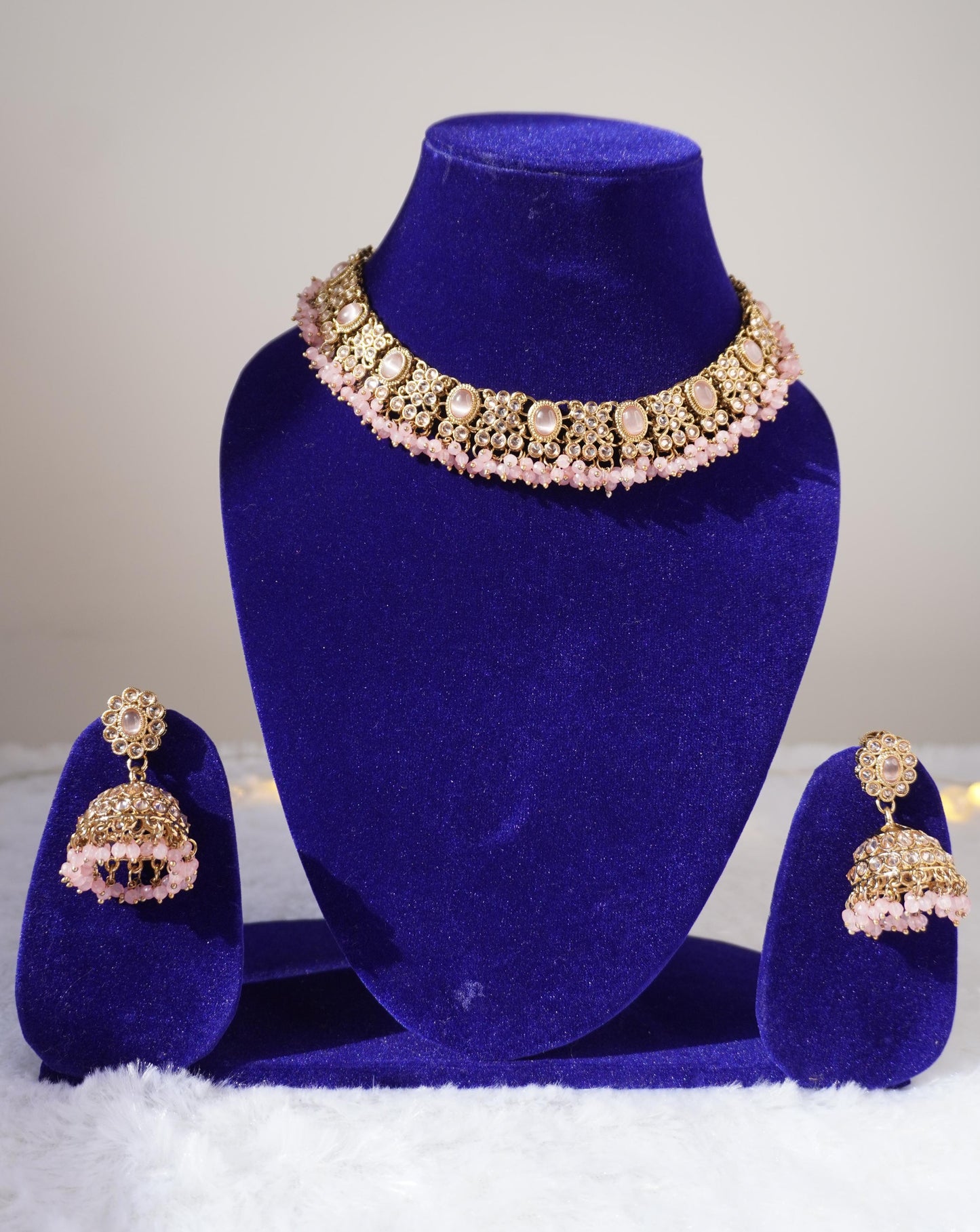 Kundan Necklace Set AGK037