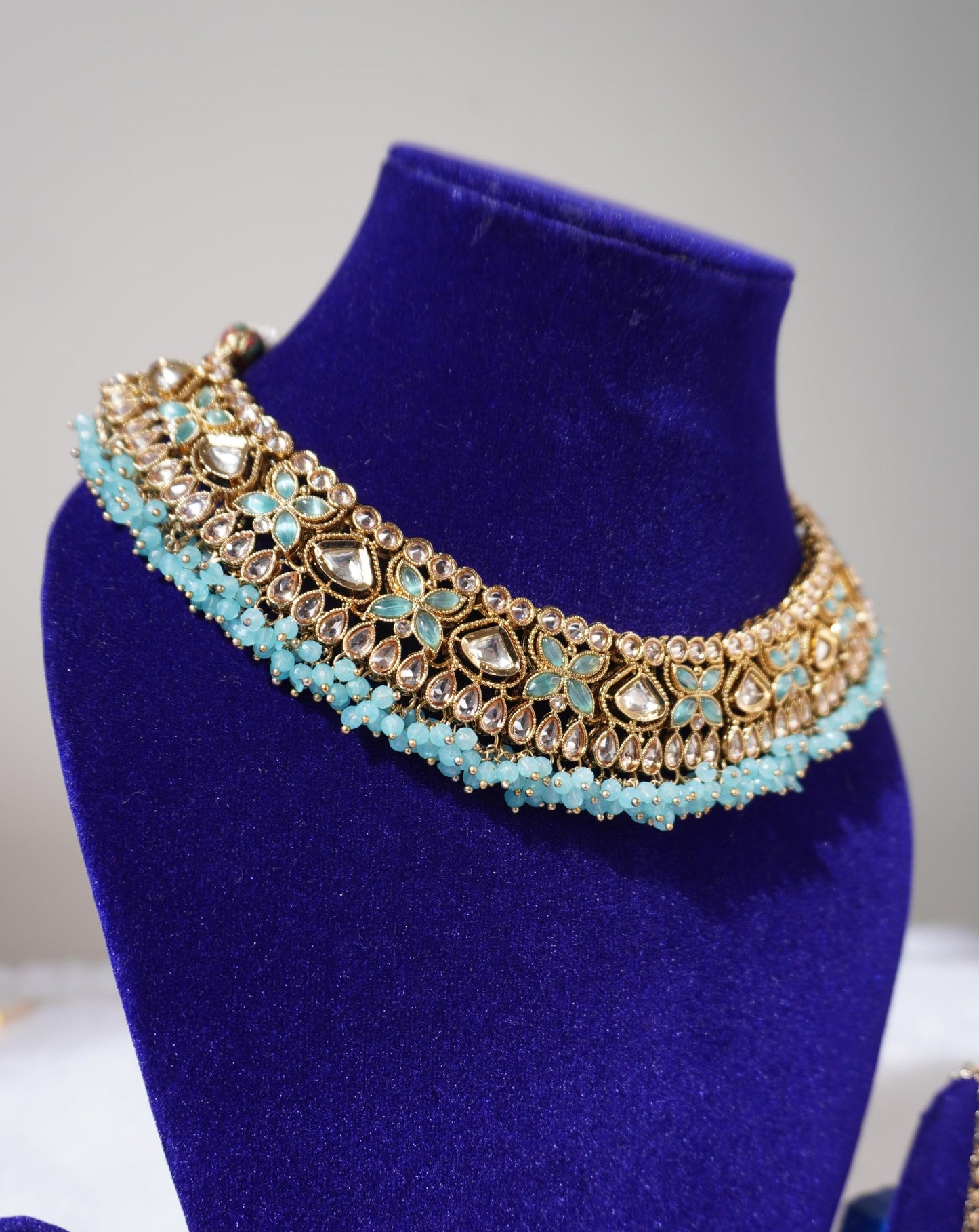 Kundan Necklace Set AGK032