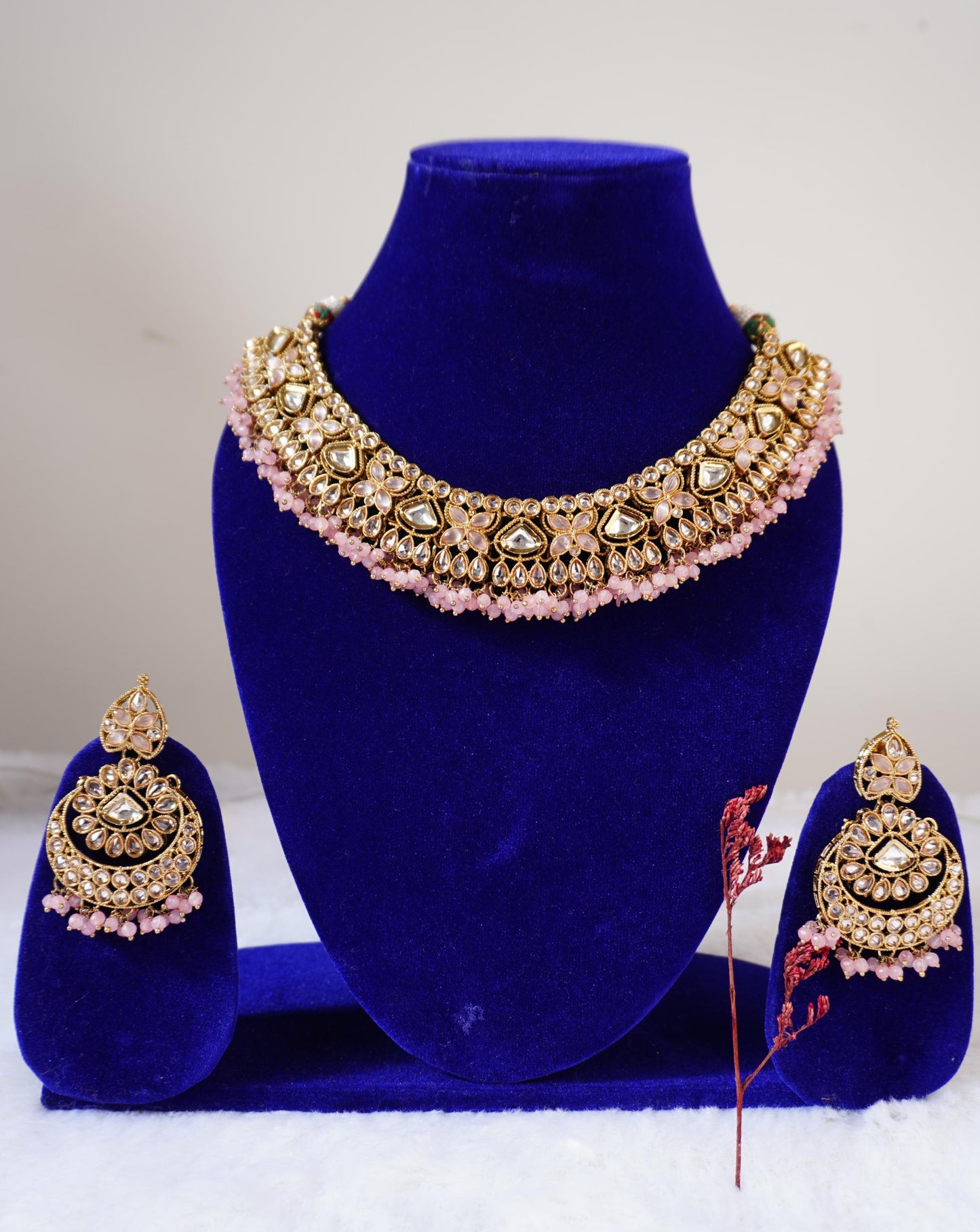Kundan Necklace Set AGK032