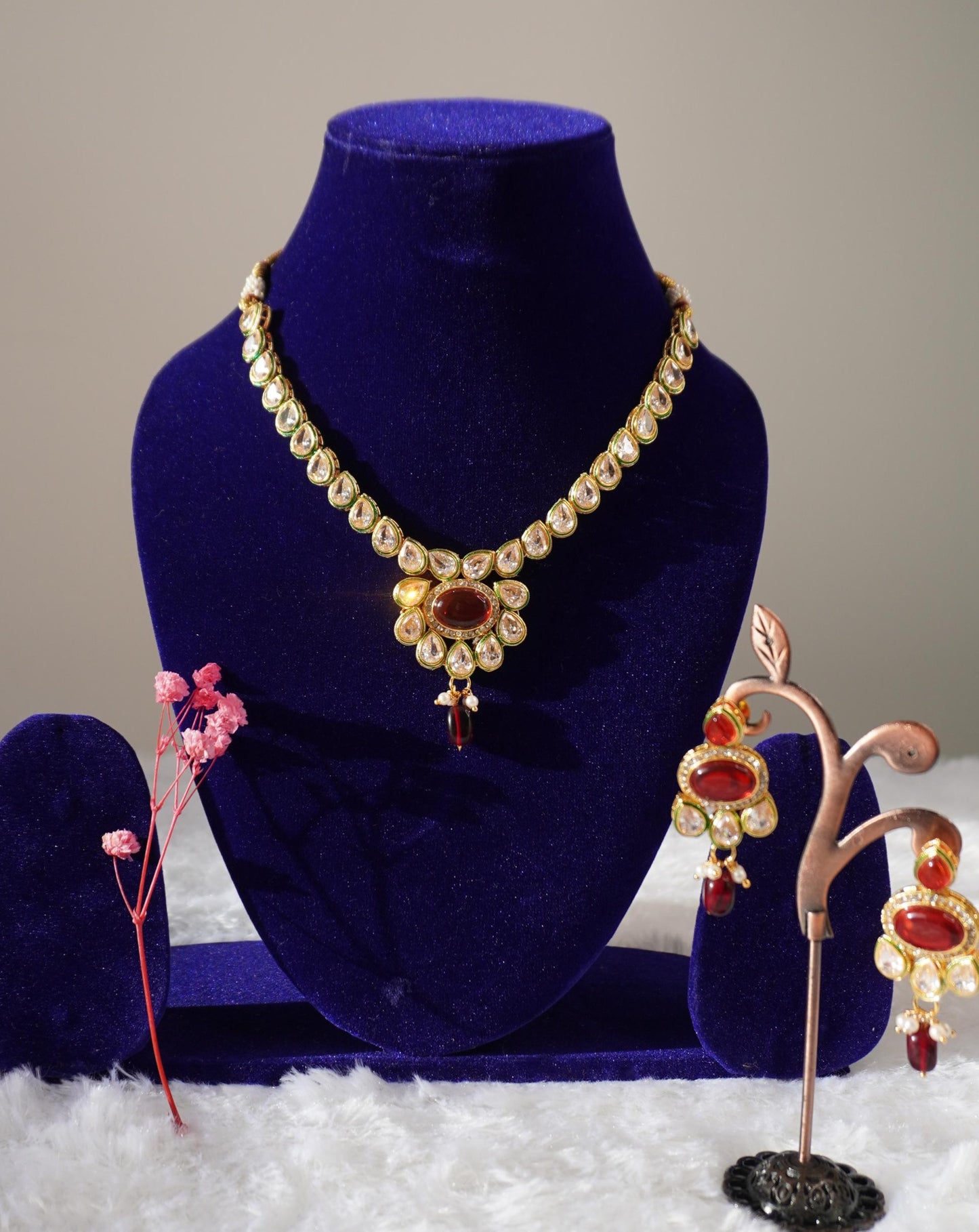 Kundan Necklace Set AKG029