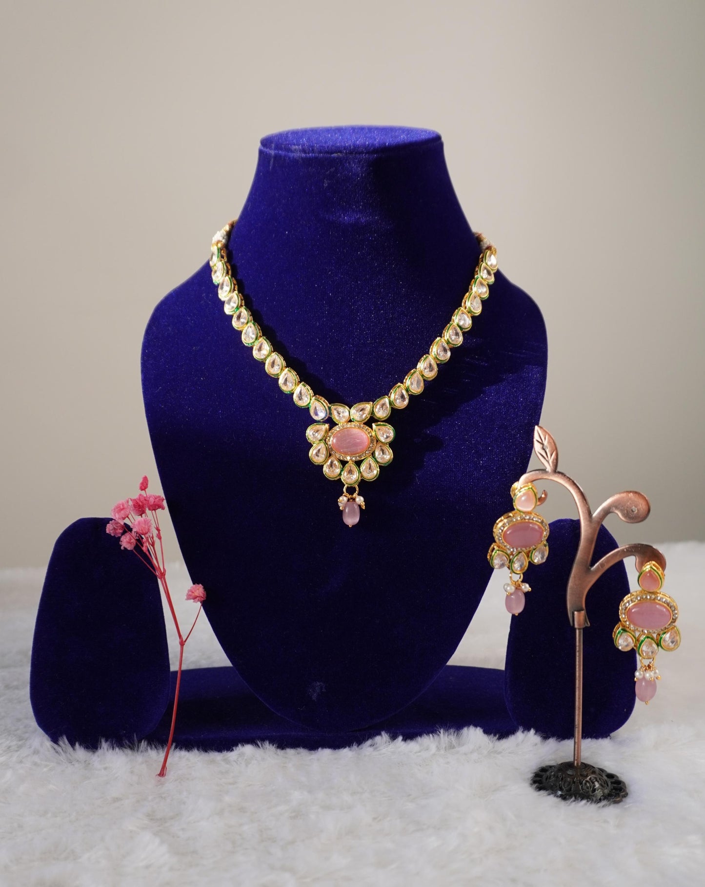 Kundan Necklace Set AKG029