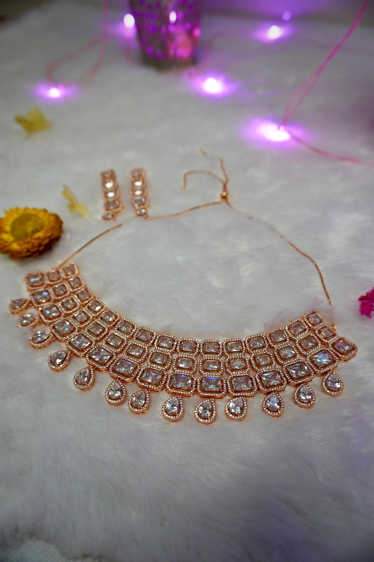 ad choker necklace set