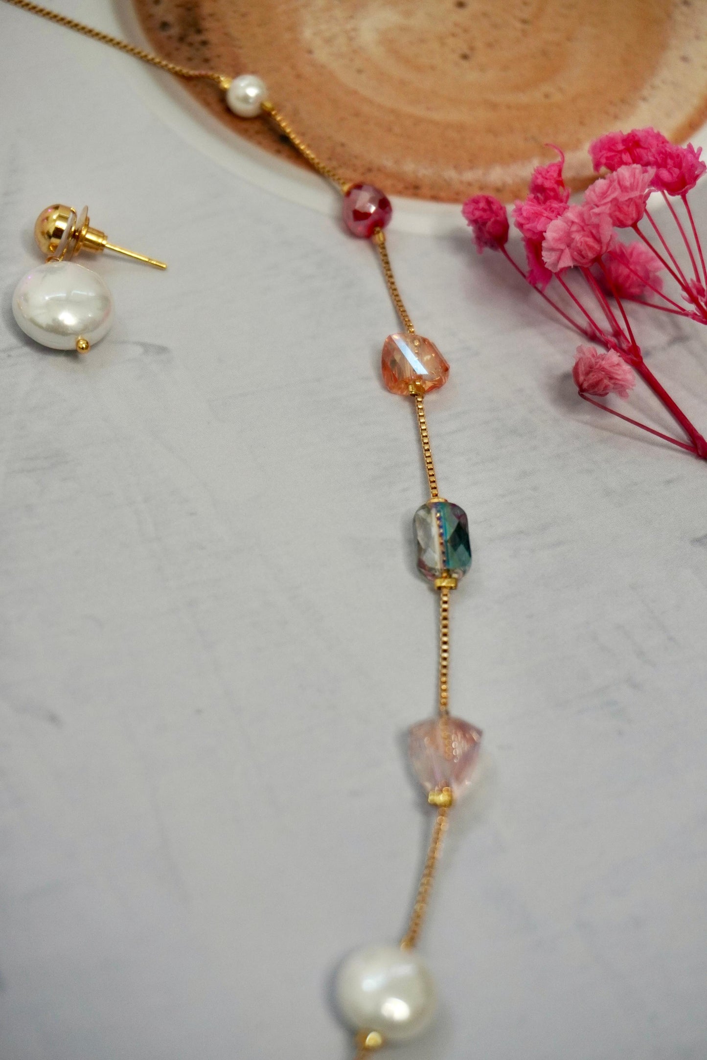 Pearl Floral Chain GC002