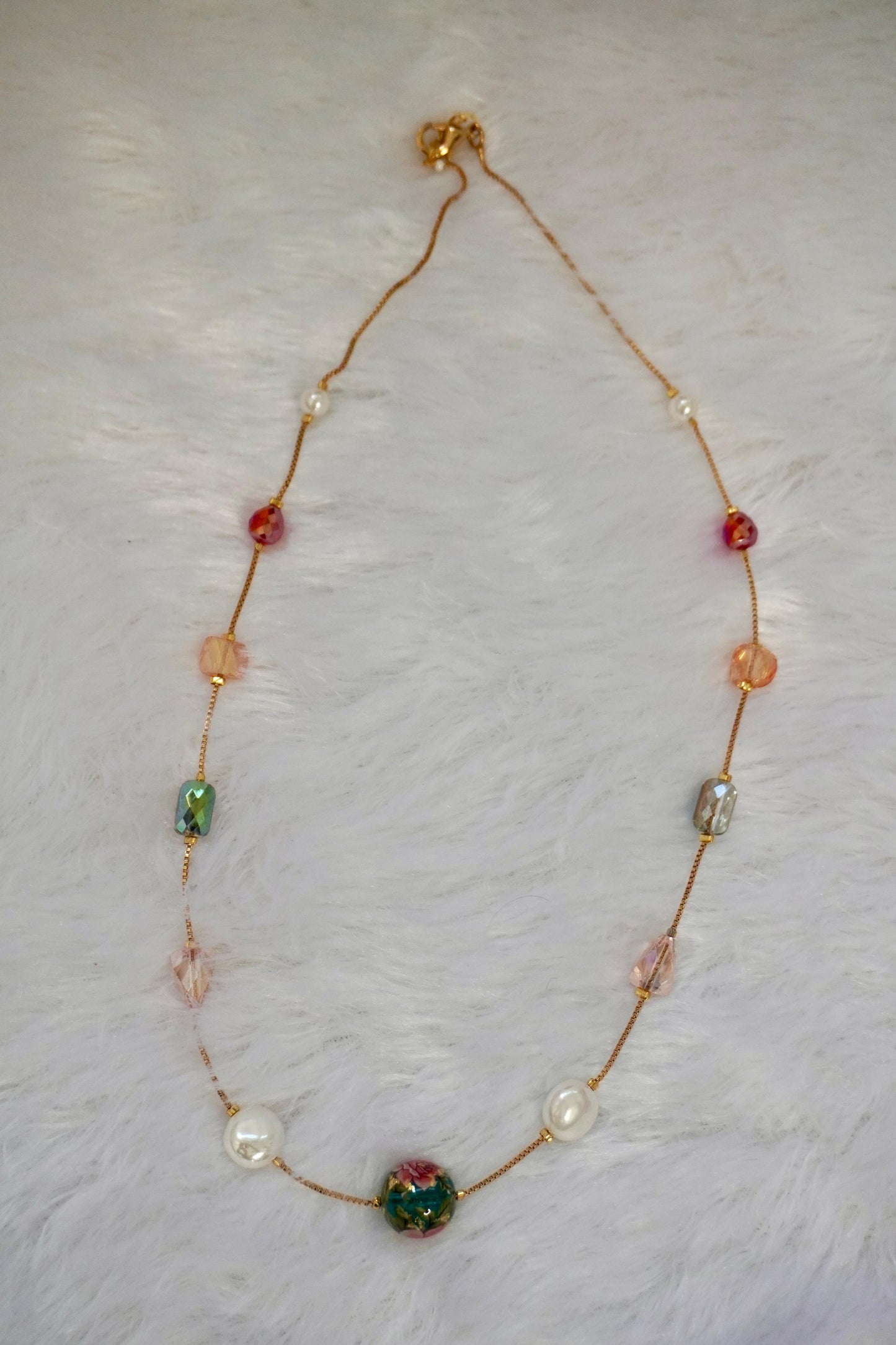 Pearl Floral Chain GC002