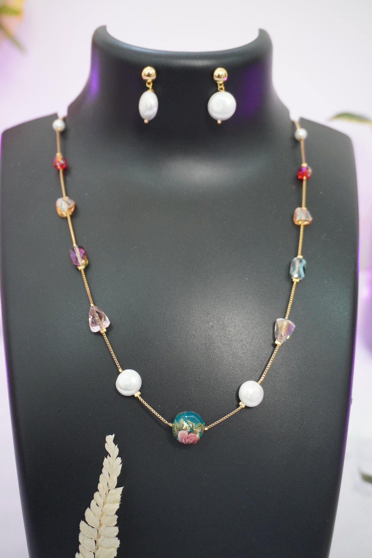 Pearl Floral Chain GC002