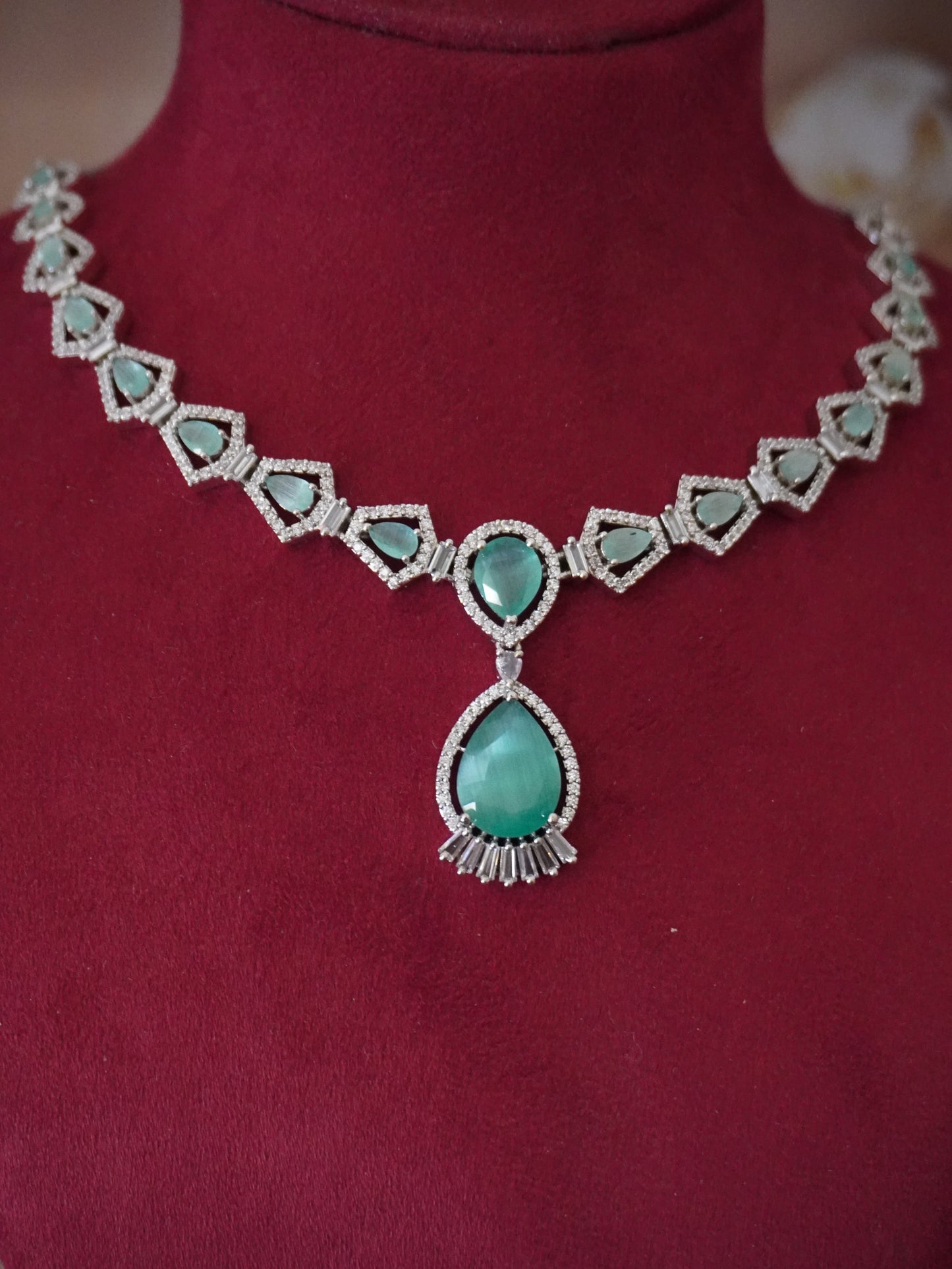 Mohana magic cyan ad necklace
