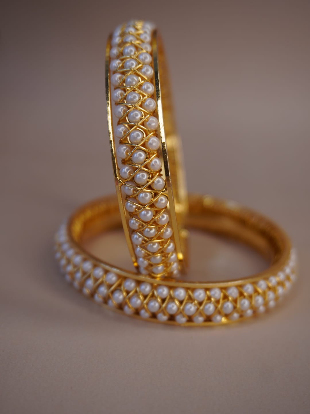Ruhani Pearl Bangles