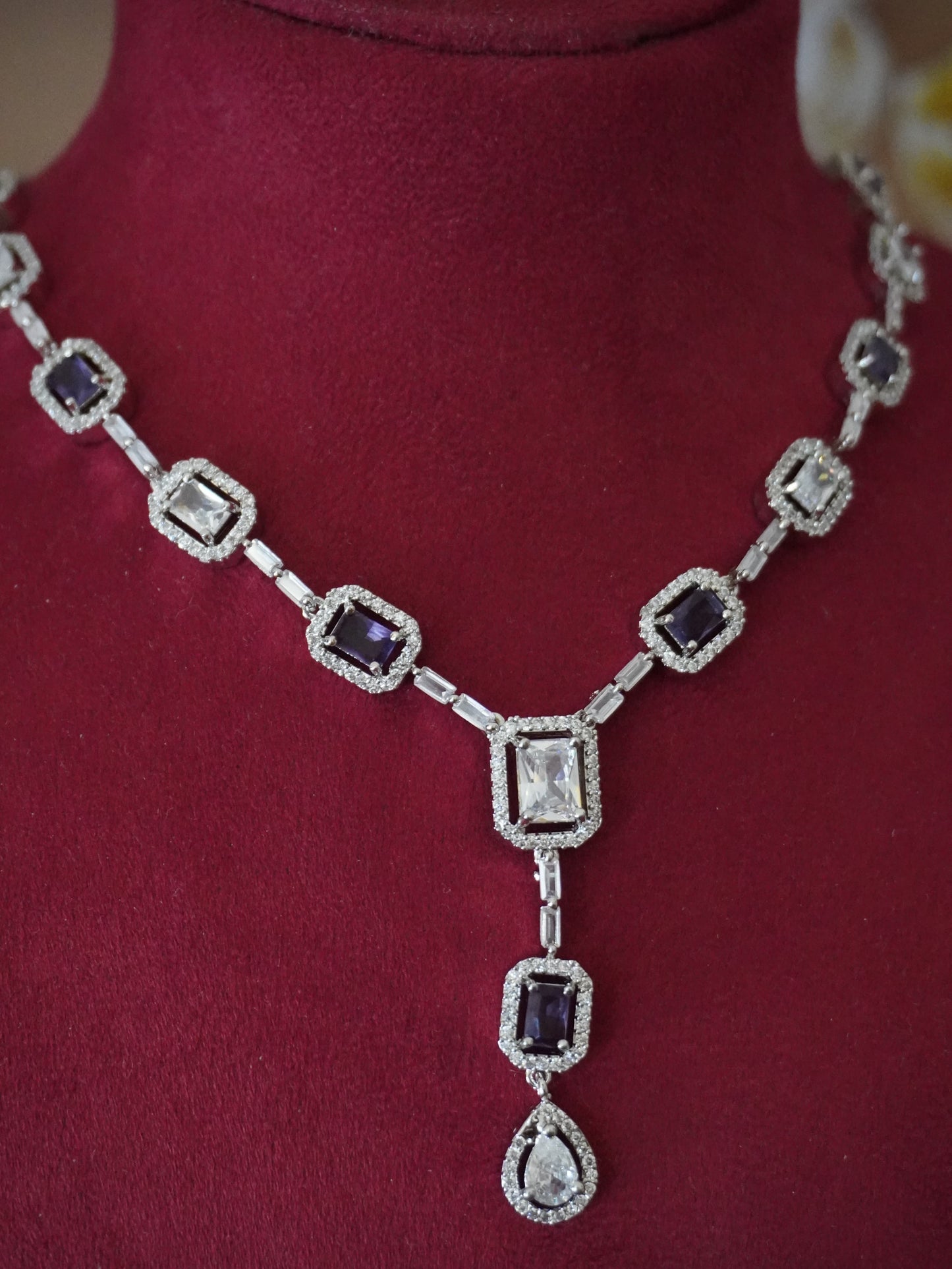 Suhani blue ad stone necklace