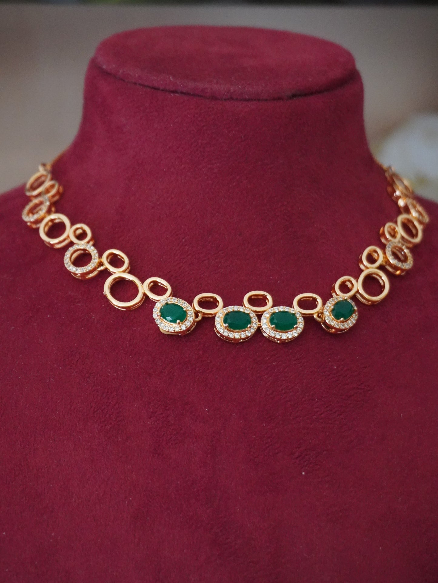 Vantara emerald ad necklace