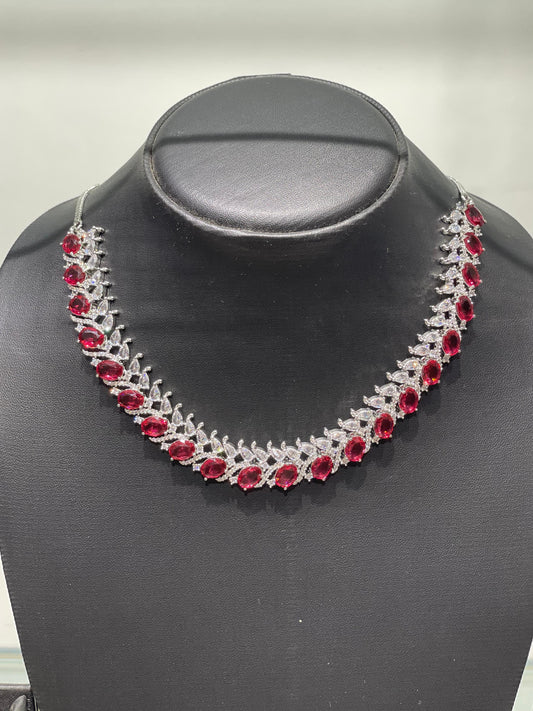 red ad ka necklace