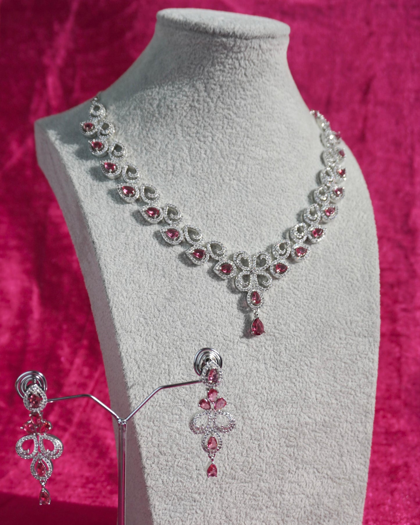 AD Stone Necklace Set D058