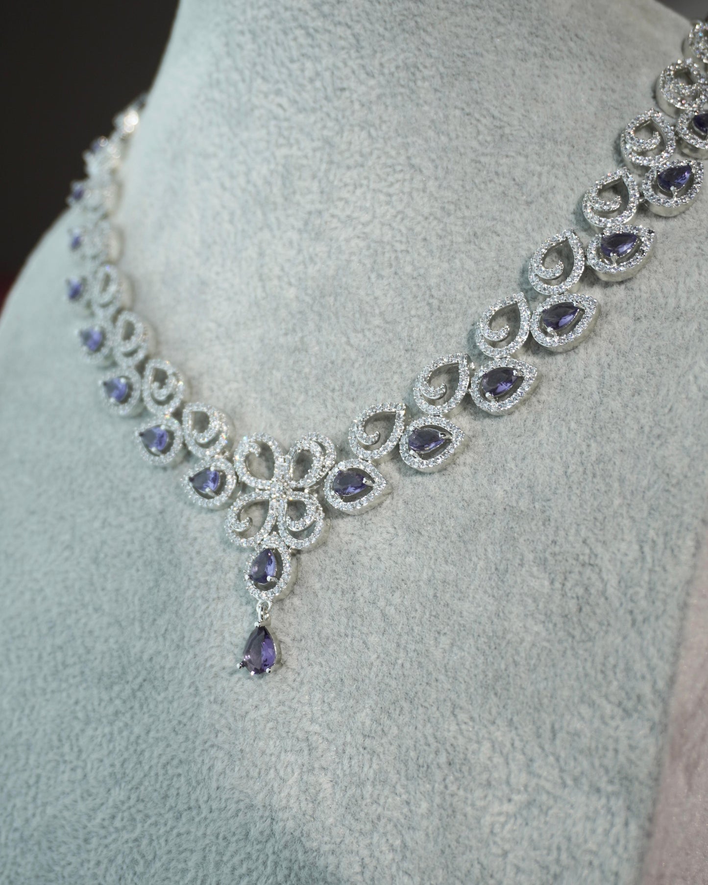 AD Stone Necklace Set D058