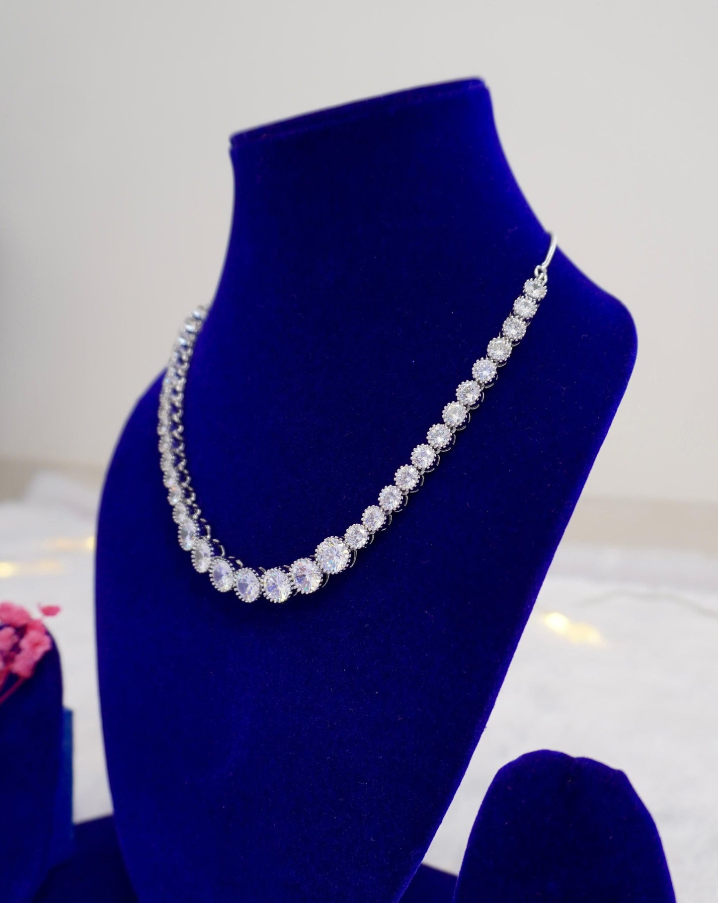 Silver AD Necklace