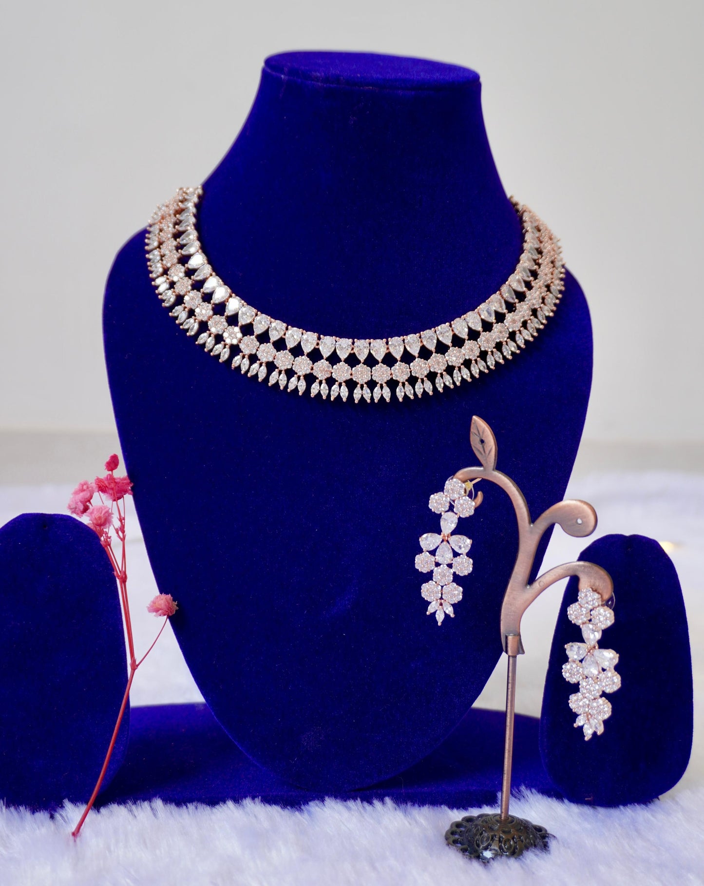 Zircon AD Necklace Set AD023