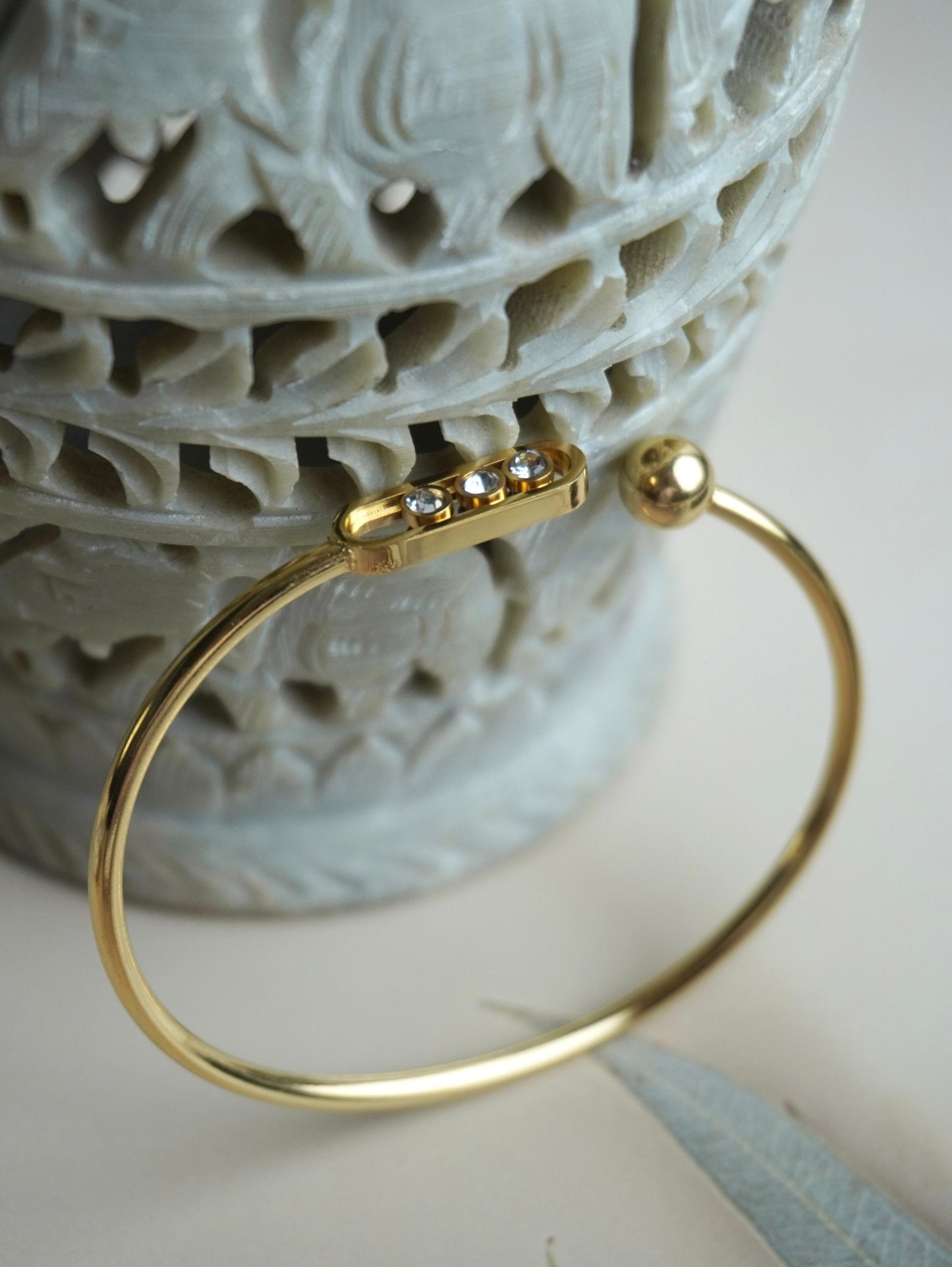 Diamond Cuff Sleek Bracelet B003