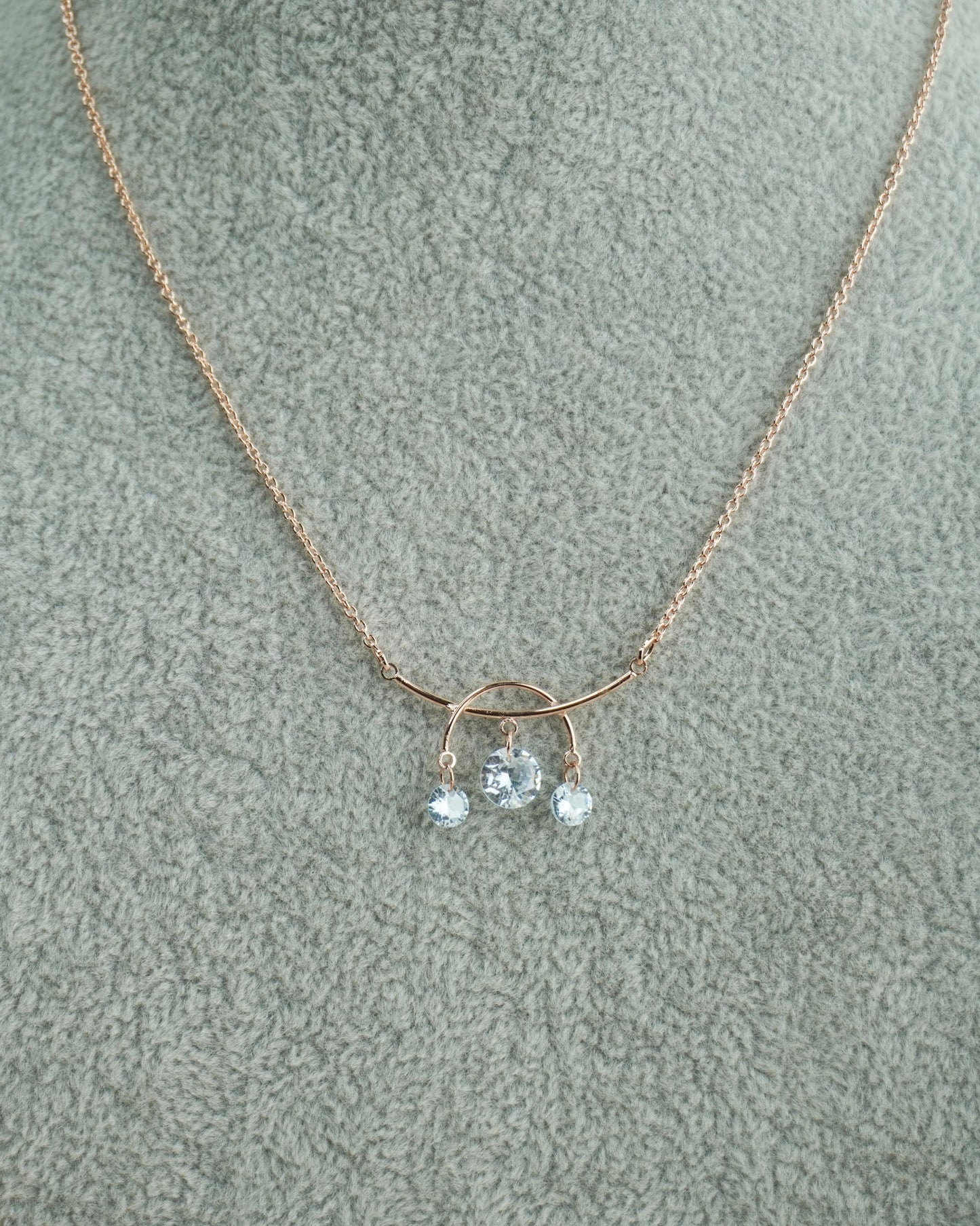 Rose Gold AD Pendant Chain C004