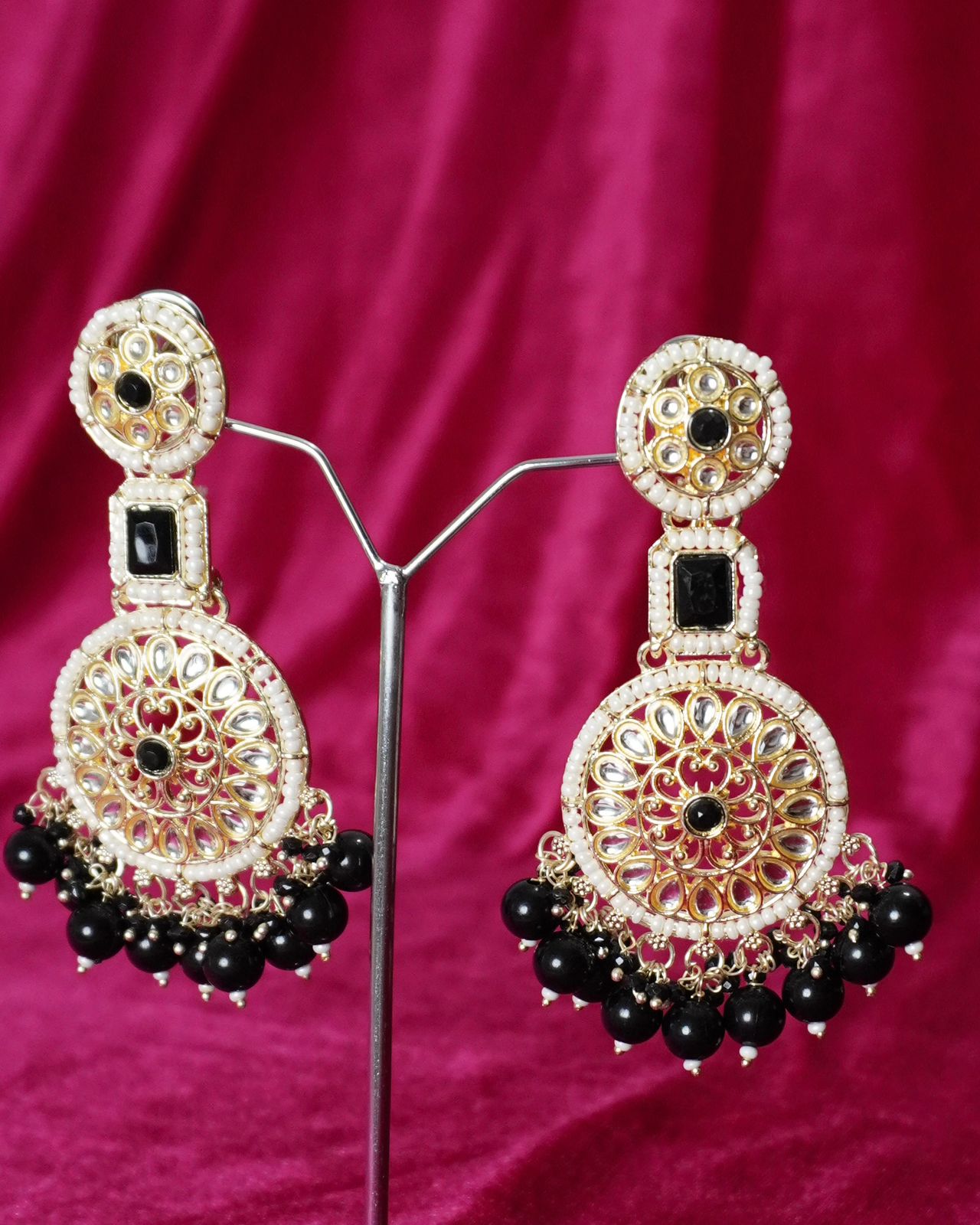 Kundan Jhumka Earrings JK001