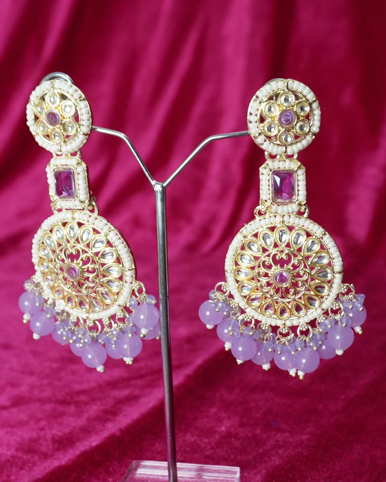 Kundan Jhumka Earrings JK001