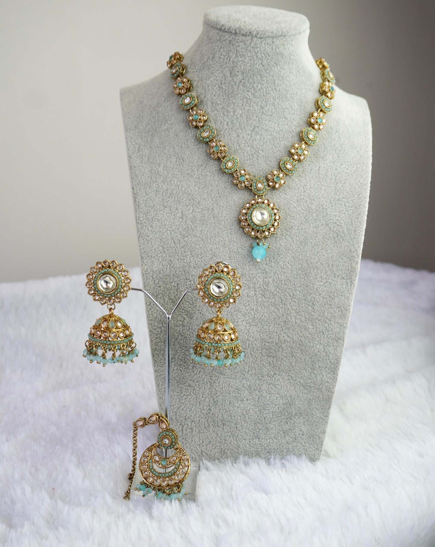 Kundan Necklace Set K047