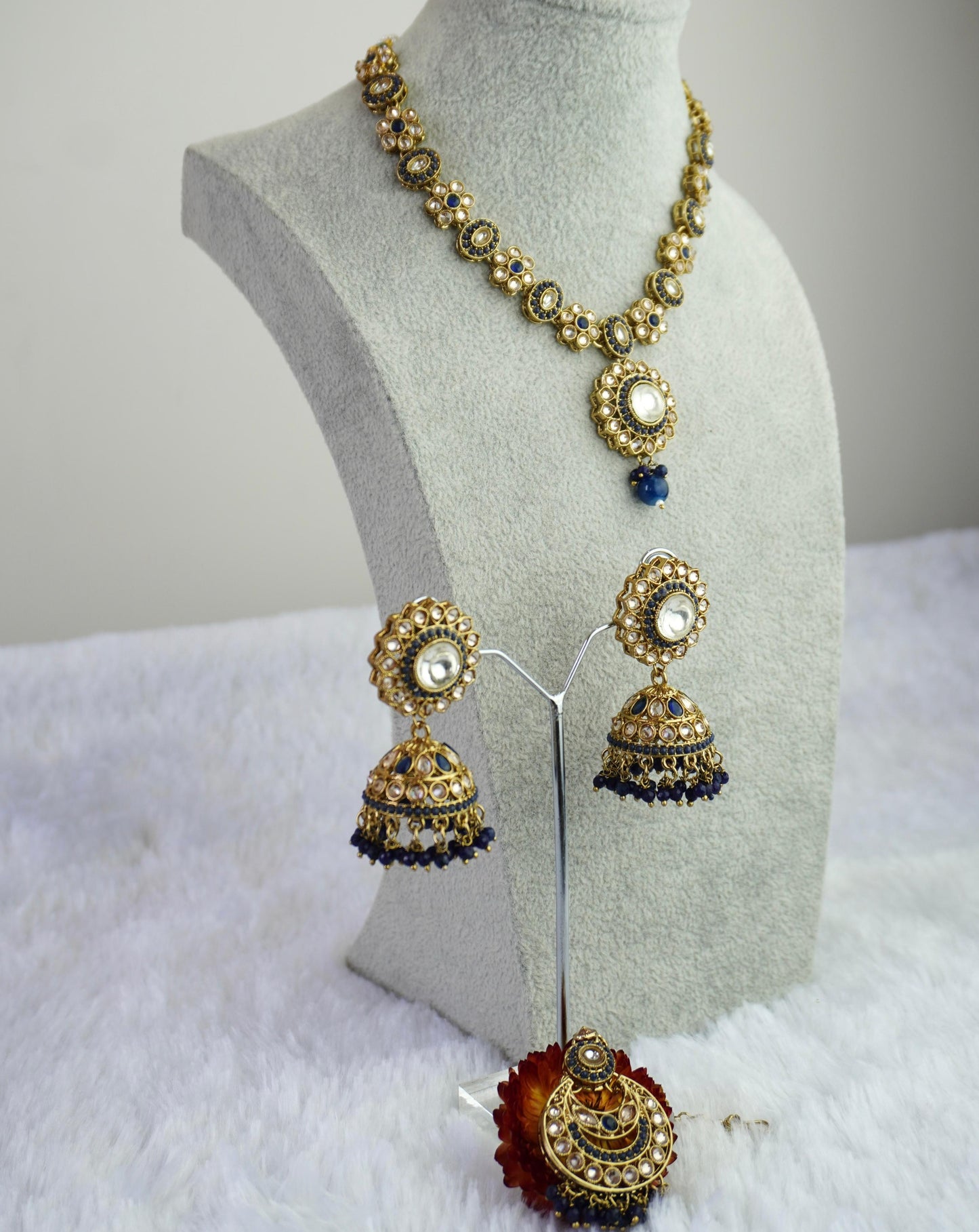 Kundan Necklace Set K047