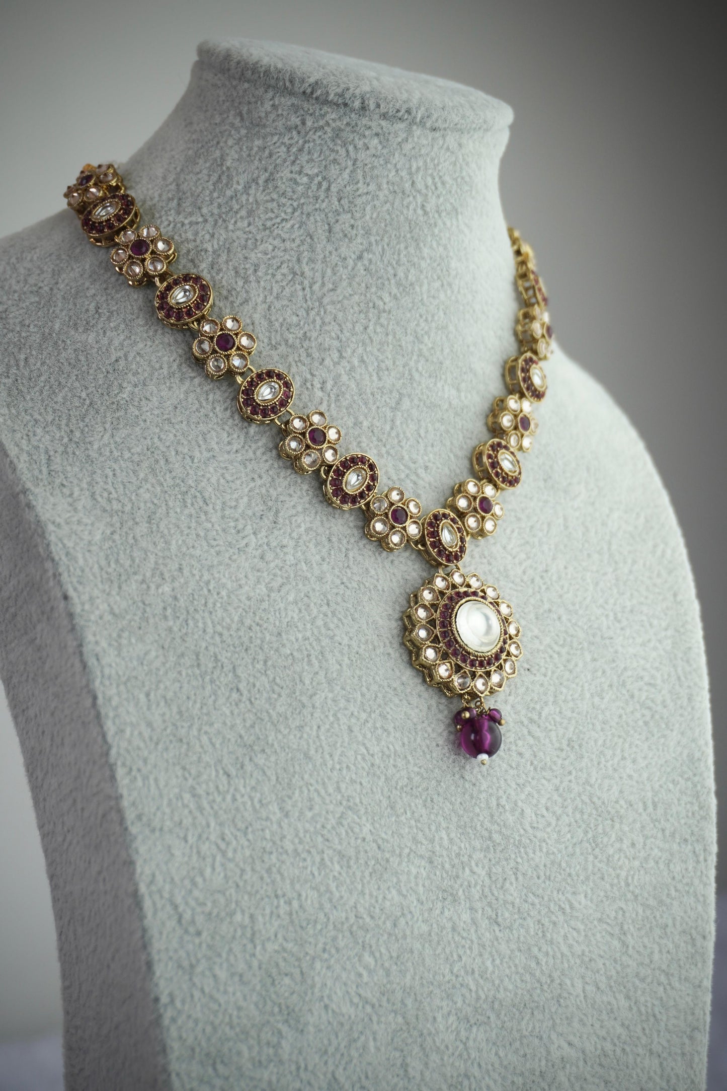 Kundan Necklace Set K047