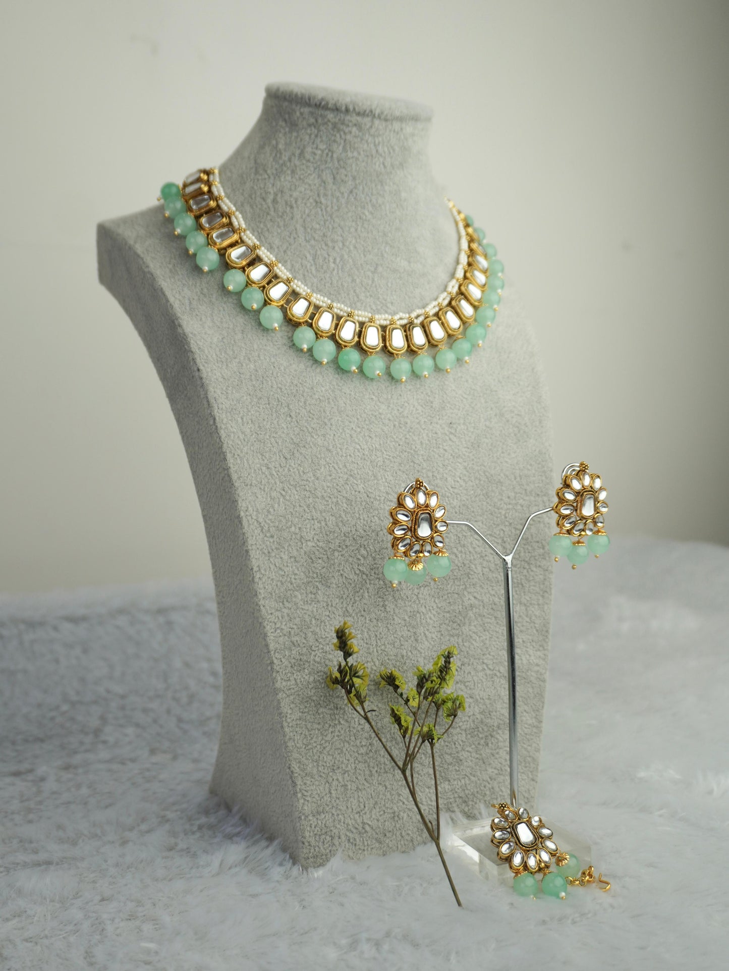 Kundan Necklace Set K055