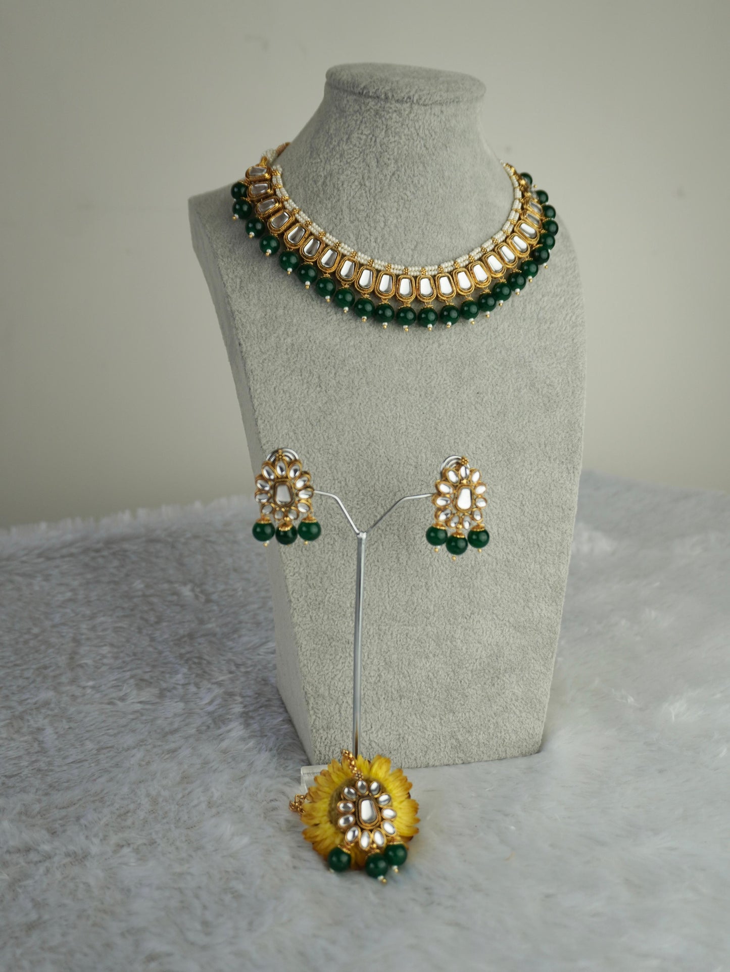 Kundan Necklace Set K055