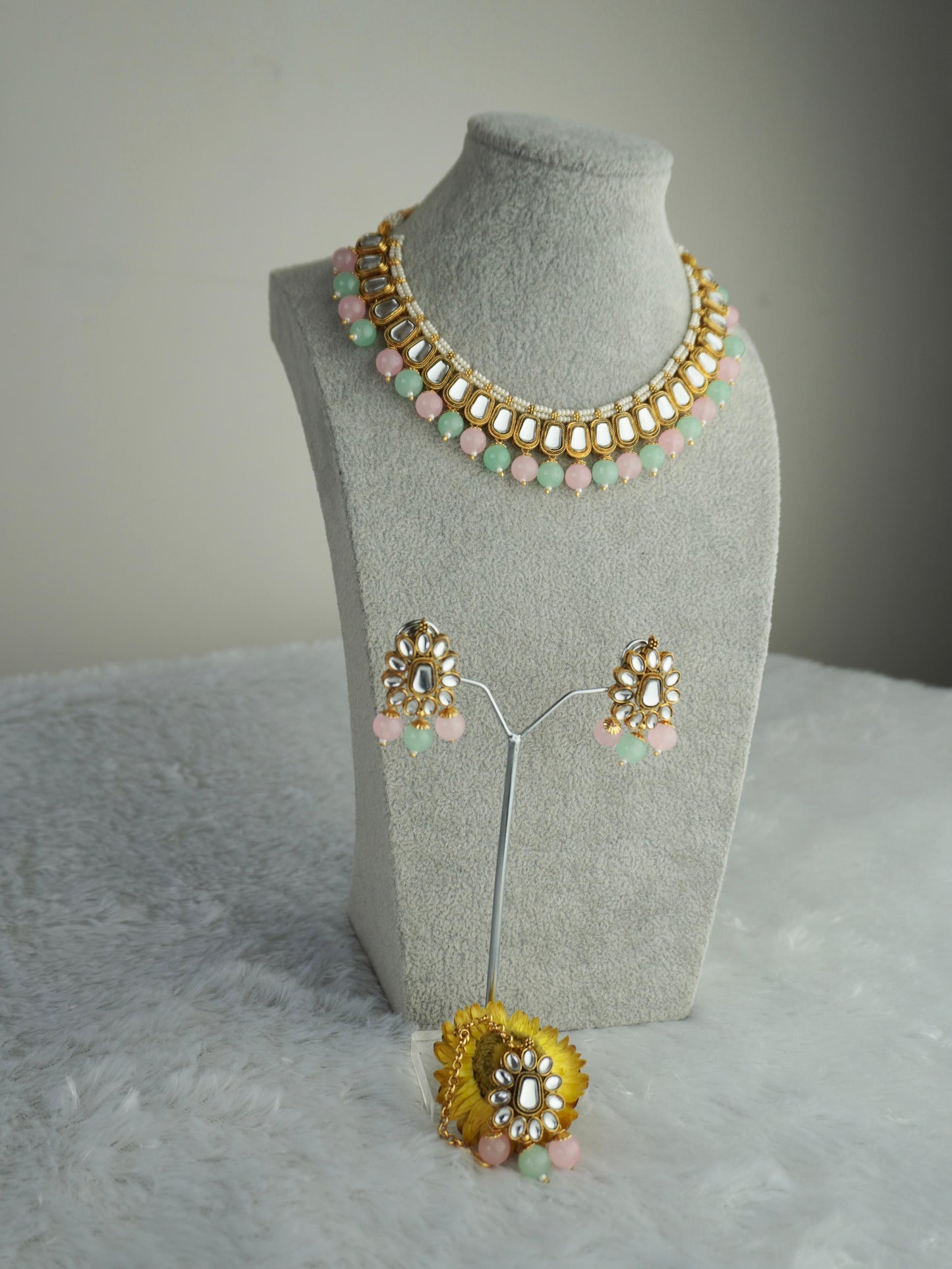 Kundan Necklace Set K055