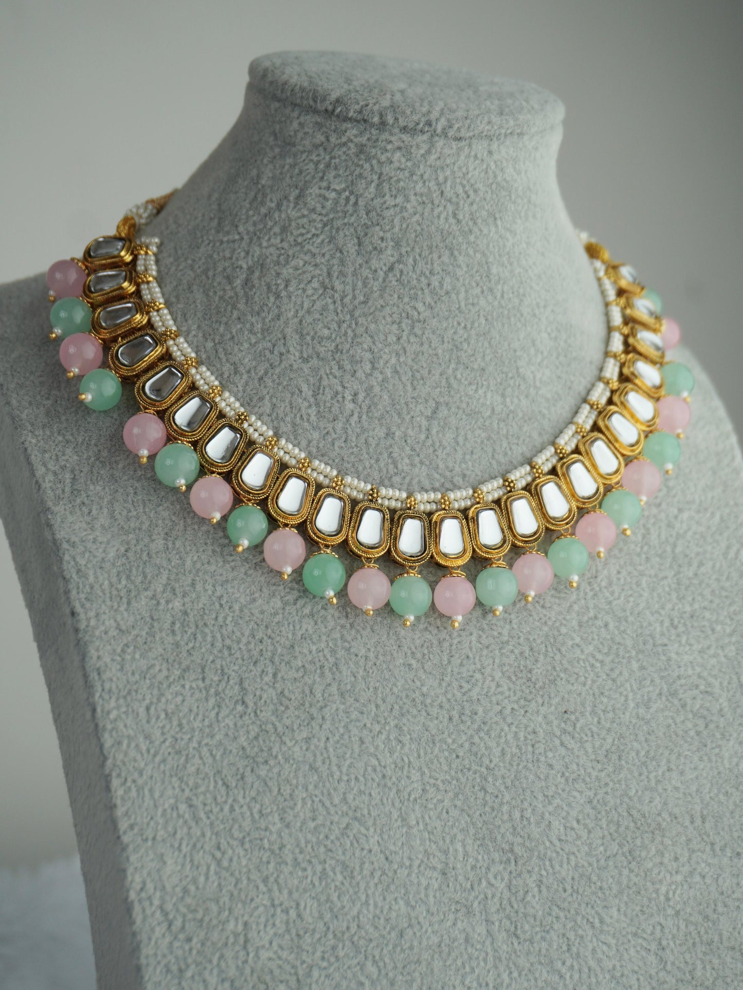 Kundan Necklace Set K055