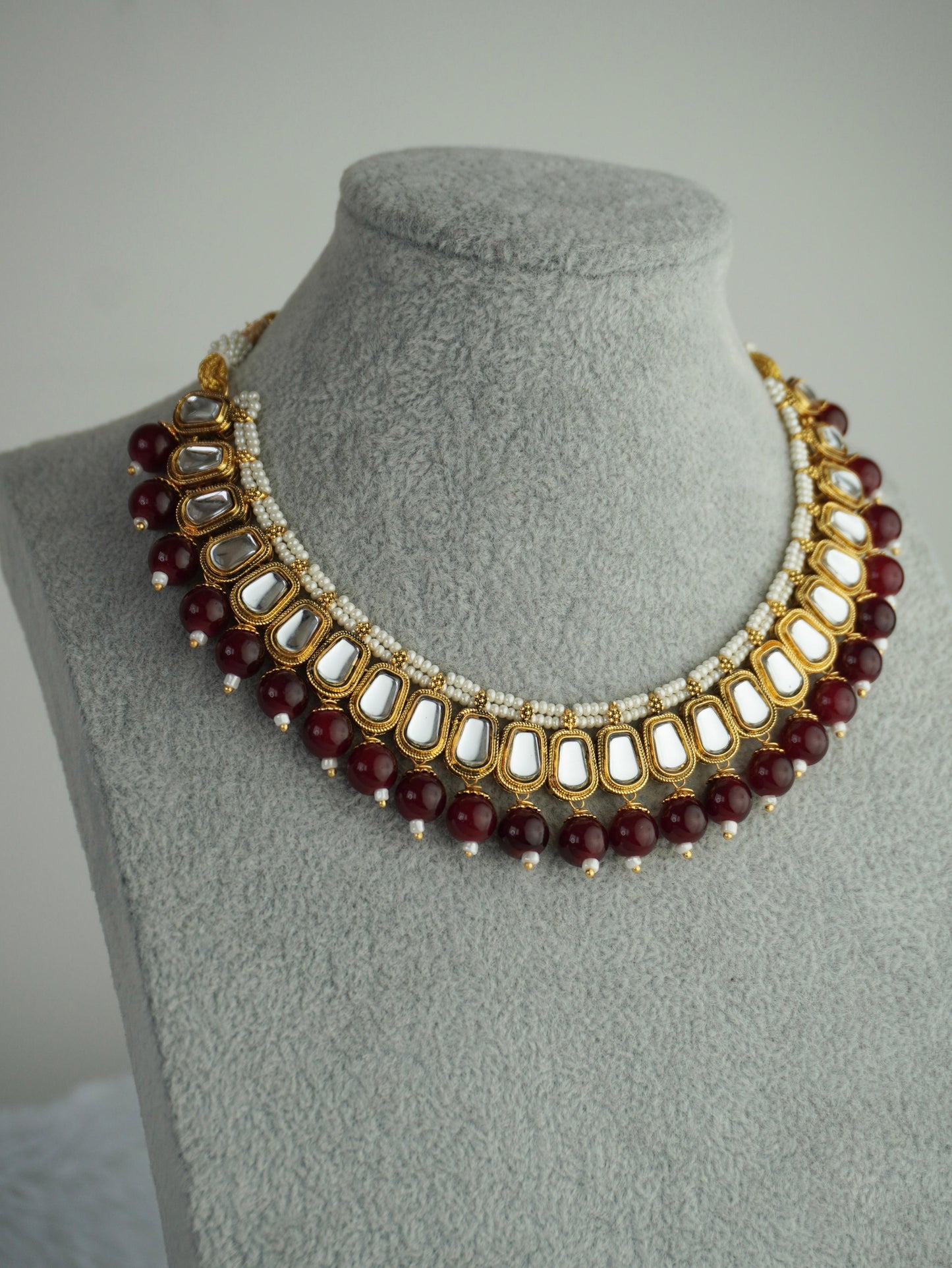 Kundan Necklace Set K055