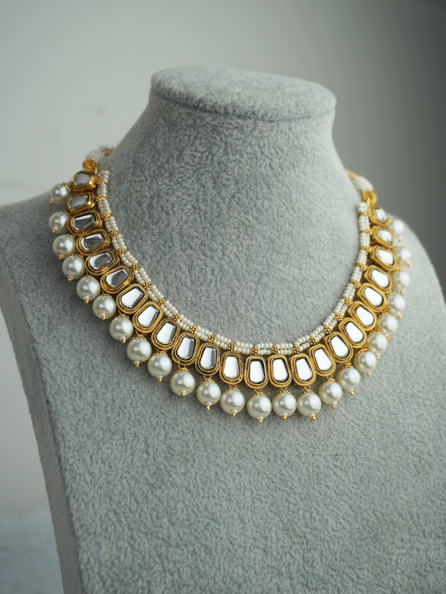 Kundan Necklace Set K055