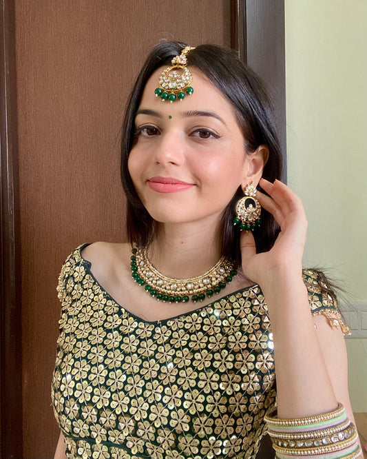 Kundan Necklace Set K067