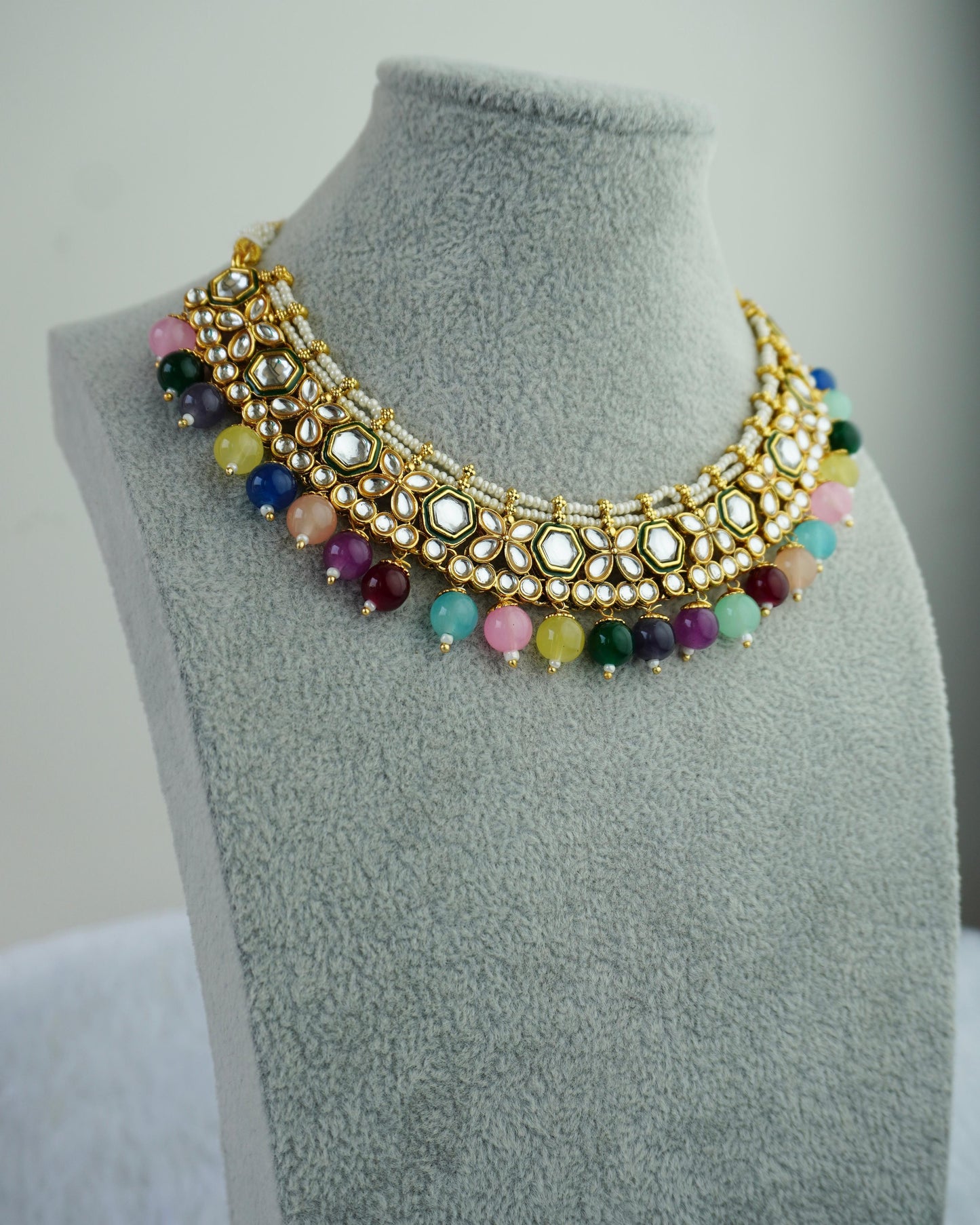 Kundan Necklace Set K067