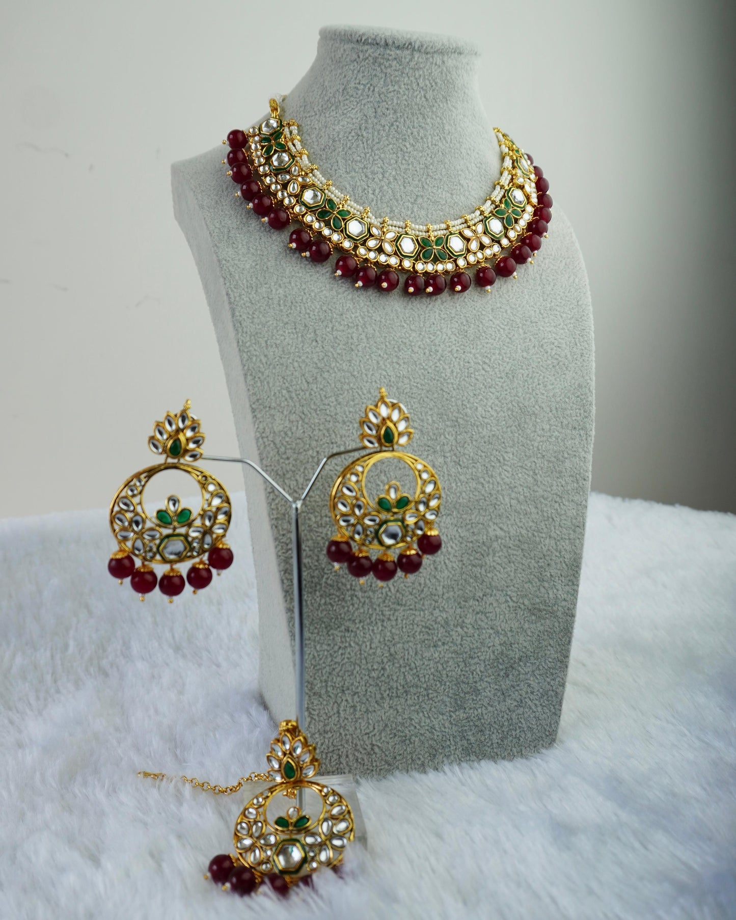 Kundan Necklace Set K067