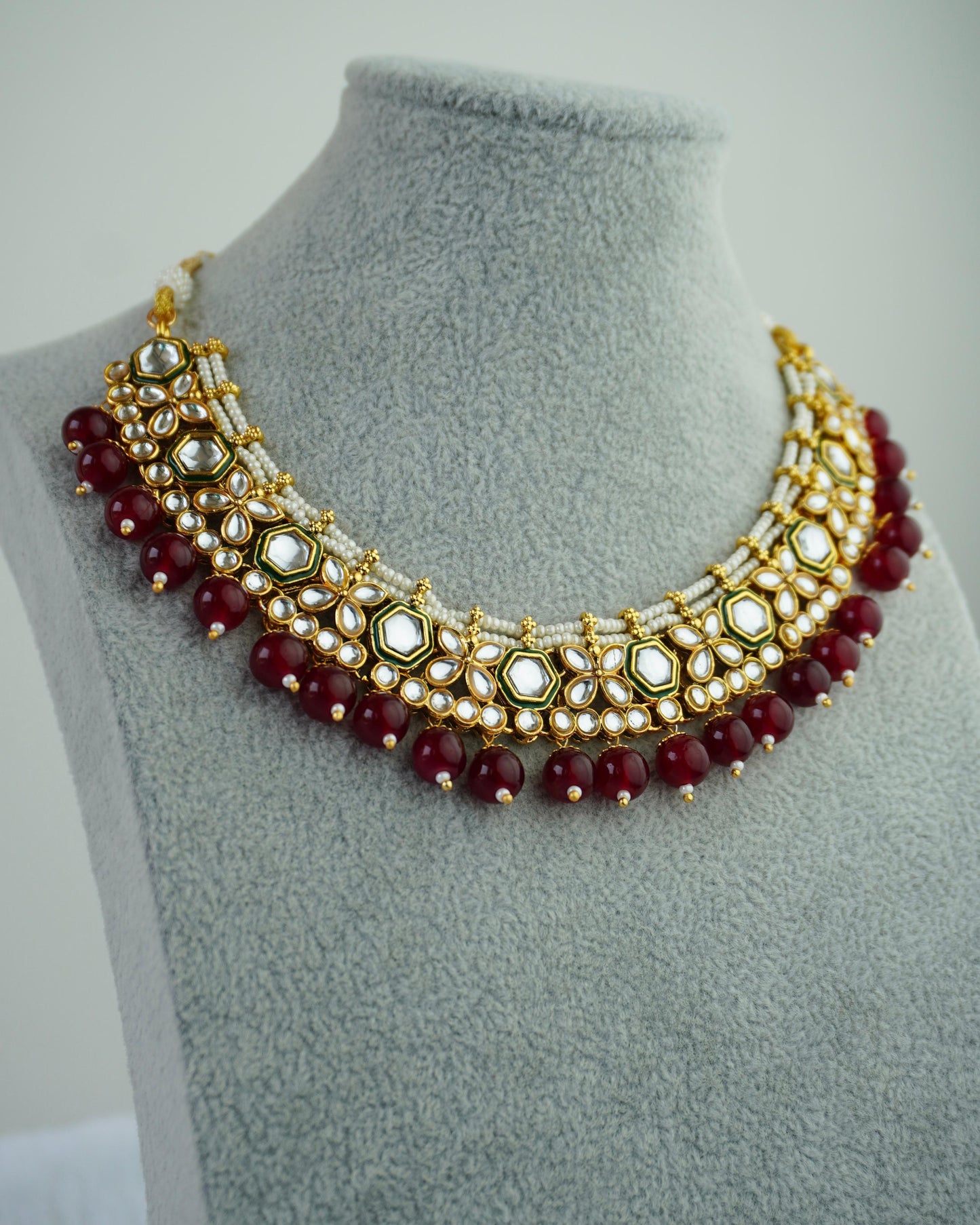 Kundan Necklace Set K067