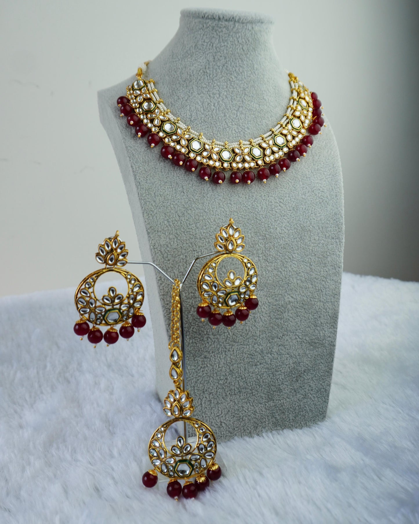Kundan Necklace Set K067