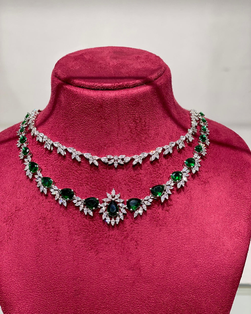 Layered AD (American Diamond) Necklaces: Everyday Style Tips