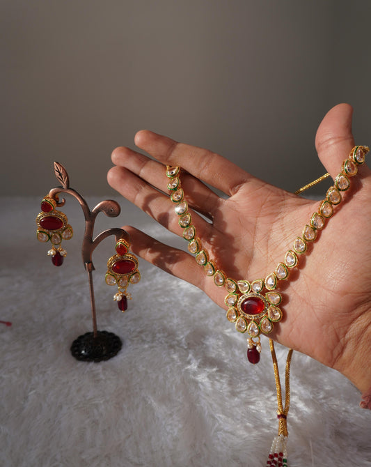Kundan Necklace Set AKG029