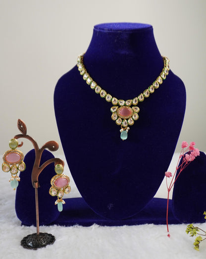 Kundan Necklace Set AKG029