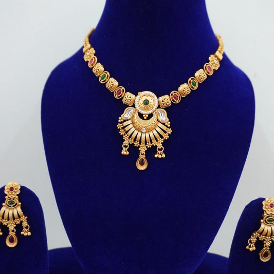 ARCH Antique Temple Necklace Jewellery Set