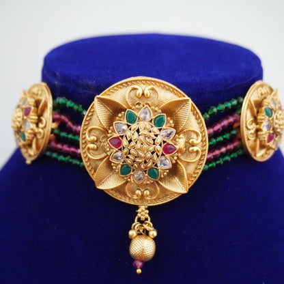 Antique jewellery choker set