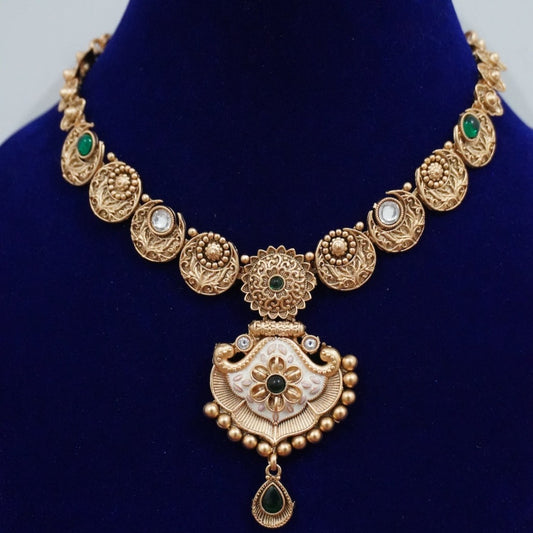 ICE Meenakari Antique Necklace Set