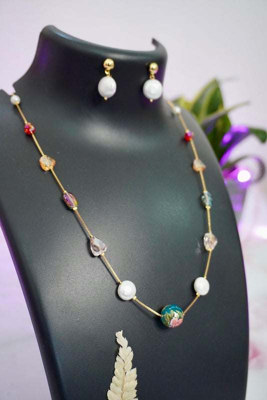 Pearl Floral Chain GC002