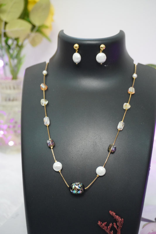 Pearl Floral Chain GC003