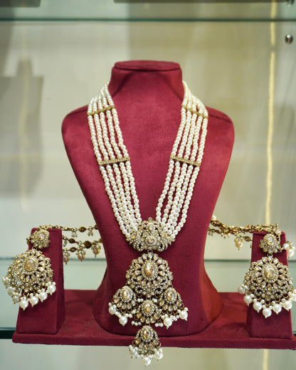 Namasvi's Kundan Pendant Pearl Necklace K087