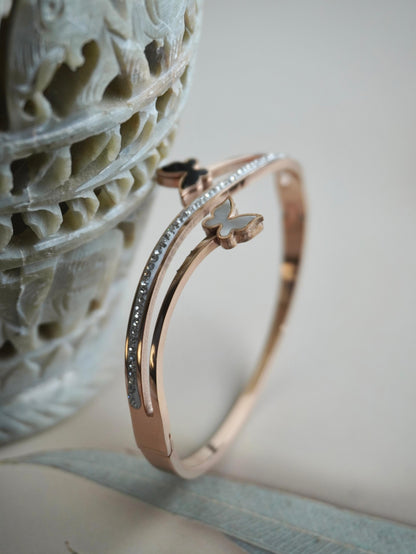 Rose Gold Butterfly Bracelet for women