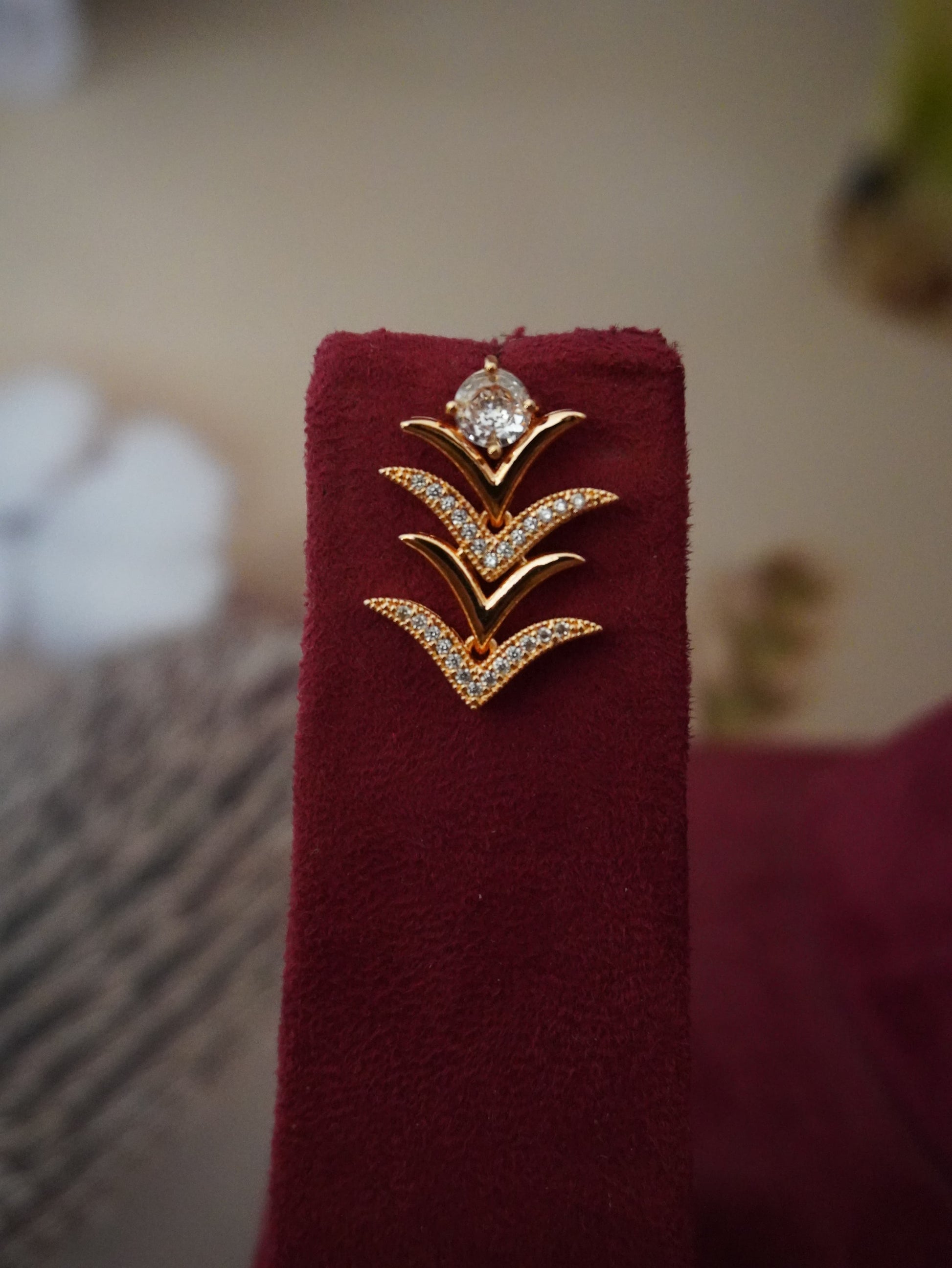 Tripti  rose gold ad necklace