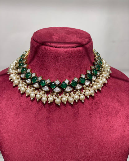 Kushi's Kundan Choker Necklace K093