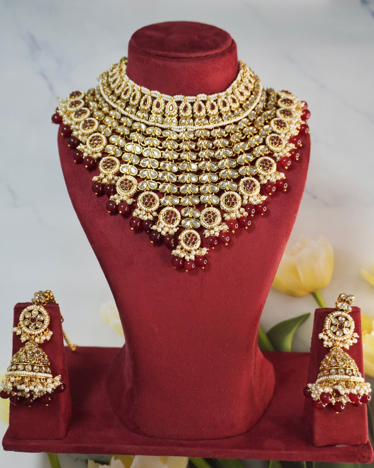 Soni's Kundan necklace set K097